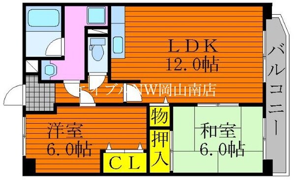 西川原駅 徒歩22分 7階の物件間取画像